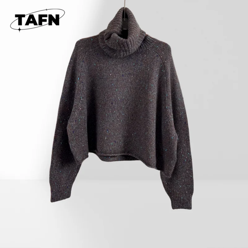 Wełniany sweter premium dla kobiet, wygodny i ciepły na jesień i zimę, elegancki i komfortowy na zimne dni AI0926