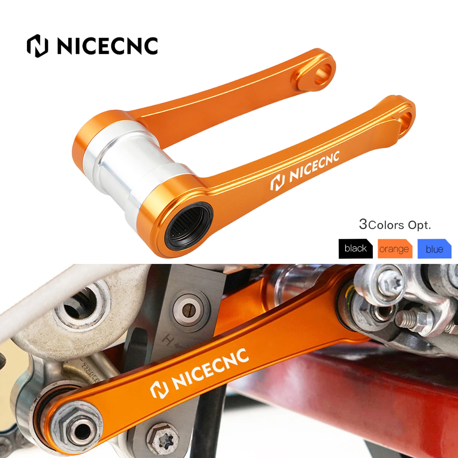 NiceCNC For KTM SX250F SX350F SX450F XCF 250 350 450 SX 125 2016-2022 SX250 XC 250 XC 300 2017-2022 Motorcycle Lowering Link Kit