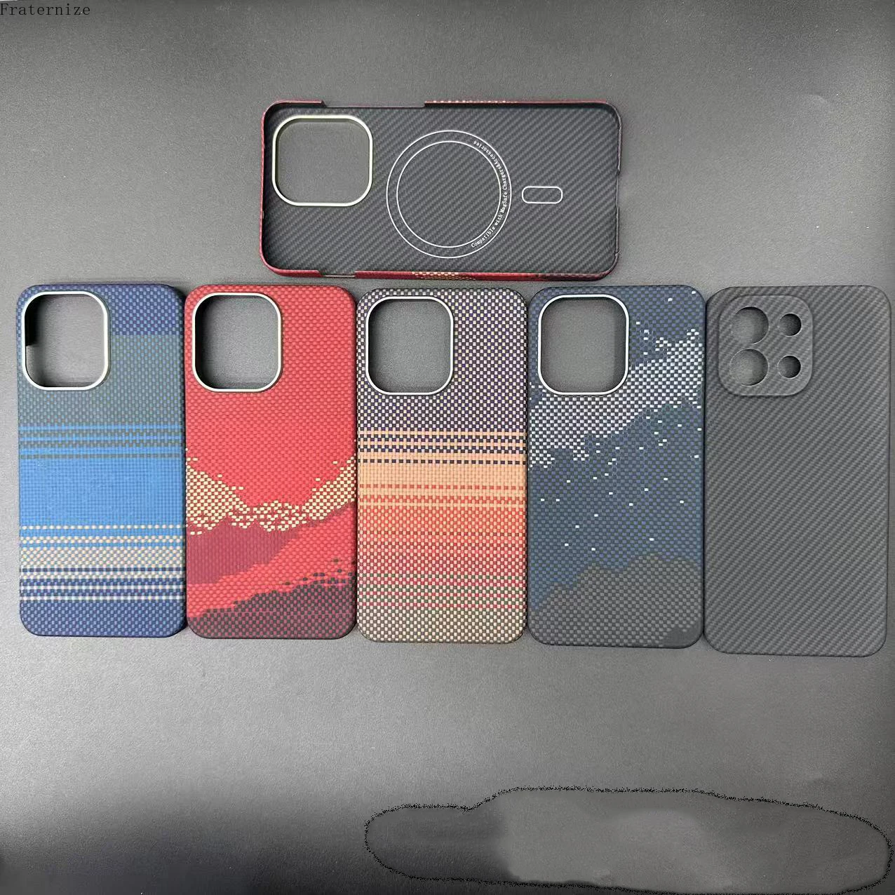 

Магнитный чехол из углеродного волокна для OnePlus 13T Silm, настоящая арамидная защита линз из углеродного волокна, чехол для телефона 1 + 13T дляMagsafe Capa Fubda