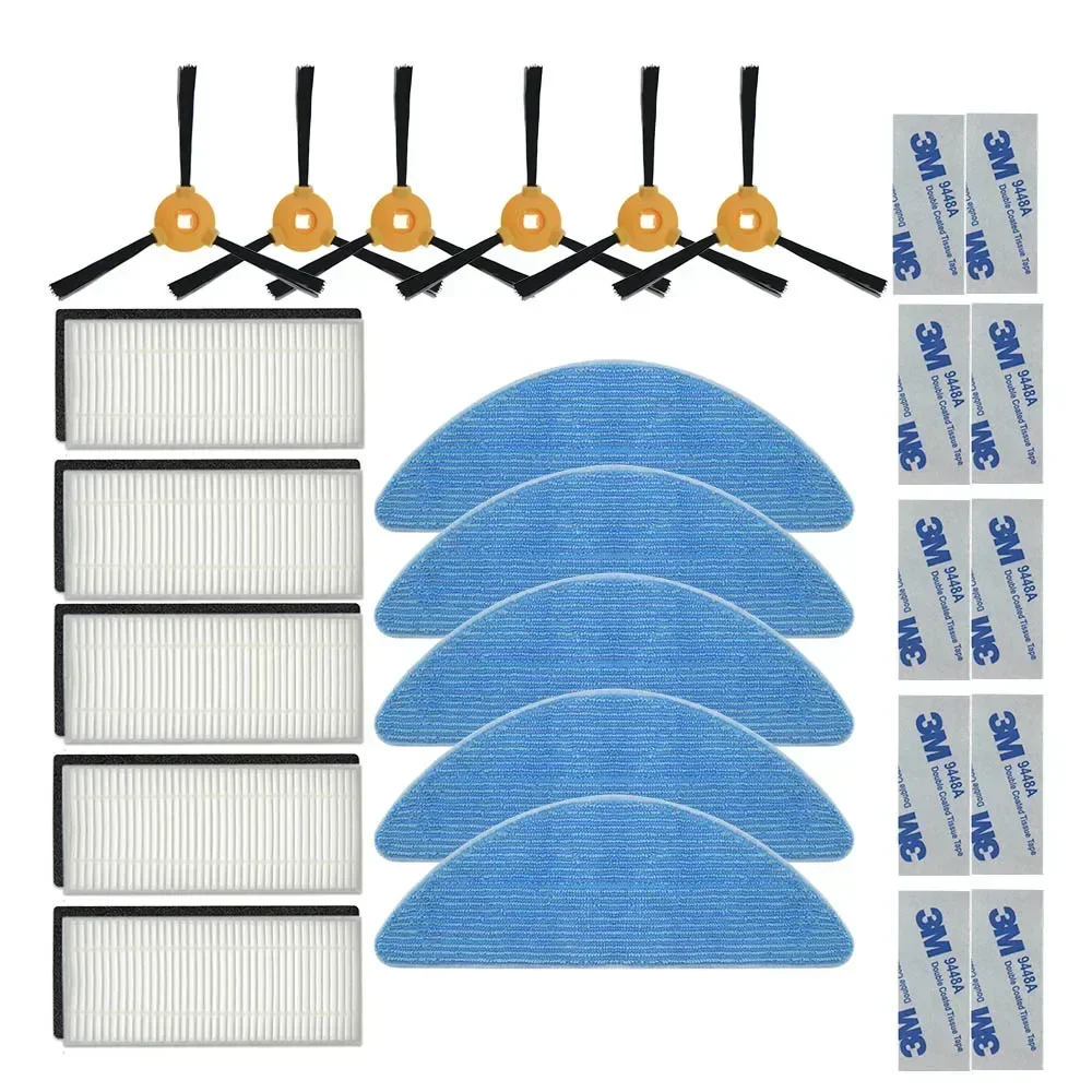 Side Brush Mop Cloth HEPA Filter for Eufy RoboVac 11 11C DEEBOT N79S N79 Vacuum Cleaner Parts  magic paste