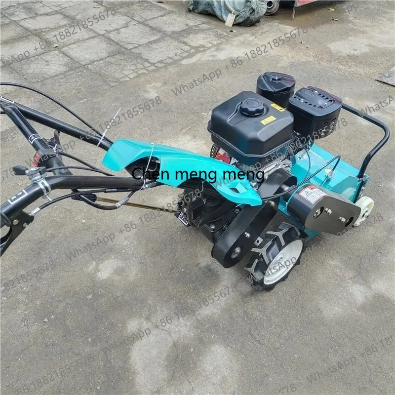 Self-propelled orchard grass cutter, weeding machine, hand-push diesel grass cutter orchard vegetable weed crushing