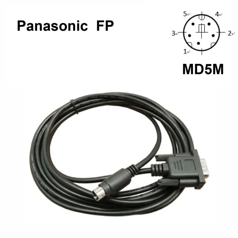 Cabo de comunicação entre Samkoon HMI e Panasonic FP / Haiwell / Fatek FB PLC