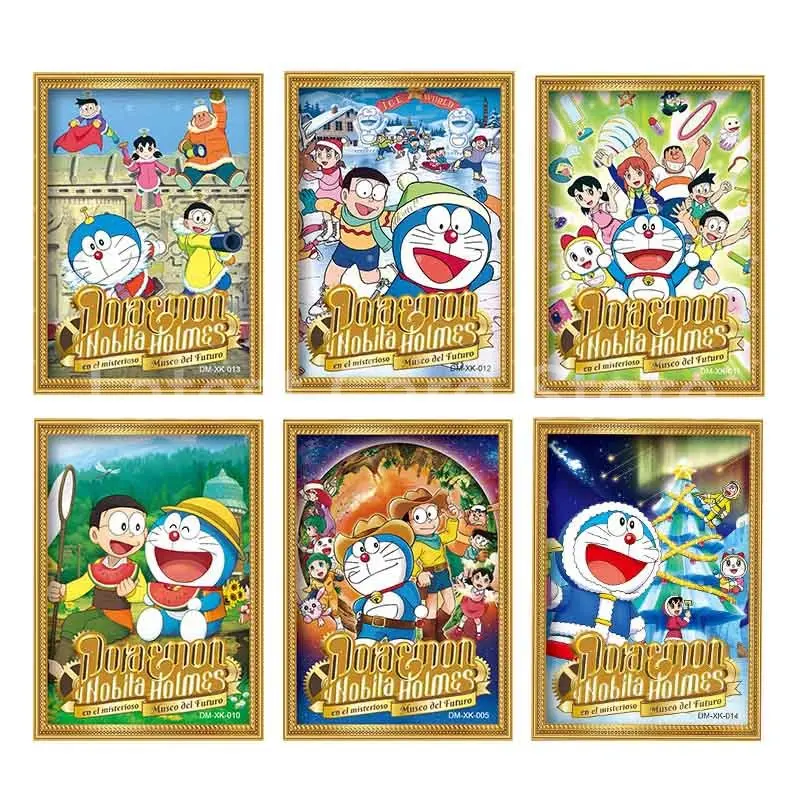 Japanese Anime Doraemon Series Stand By Me Card Box Collection Anime Character SSP Tide Cool Doll Cards Game Toy Children Gift