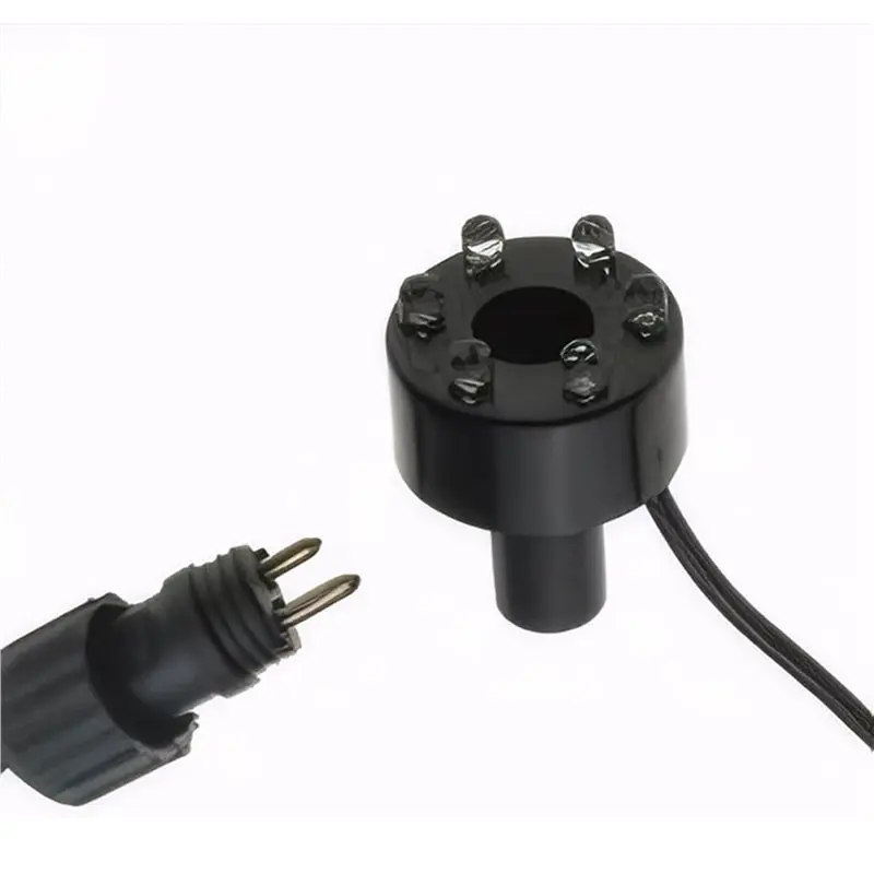WORTHOWN-4X RGB 6 LED AC12V Water Fountain Light With 2Pin Connection Underwater Pond Lights Water Feature Lights For Pool
