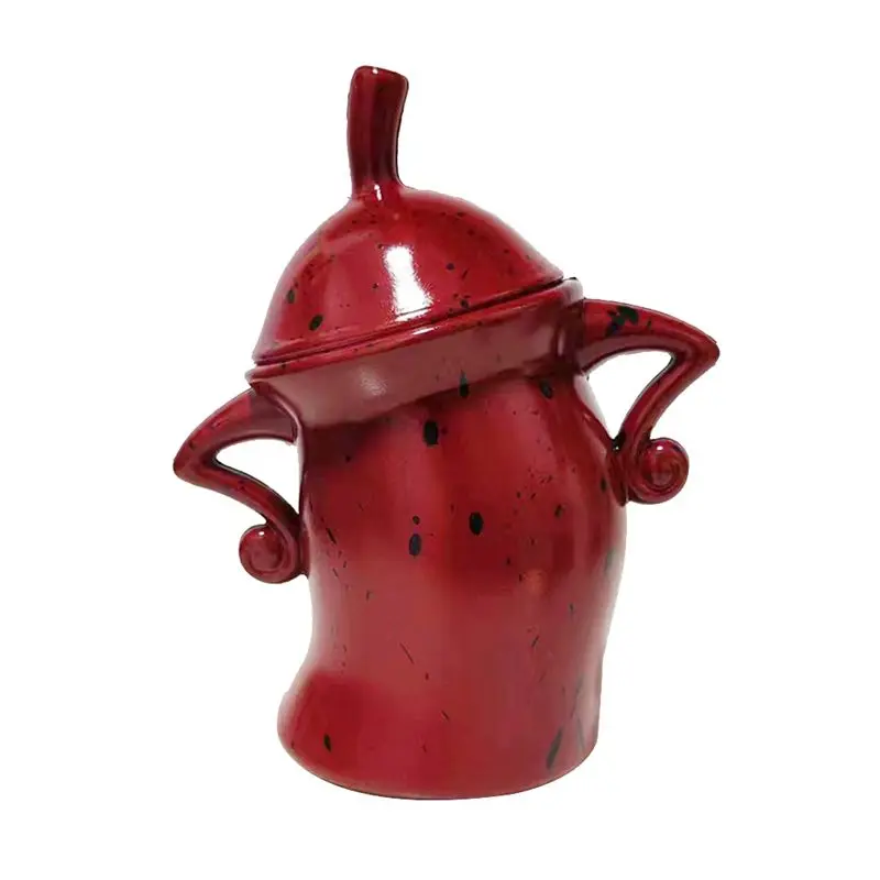 A33R-Canister With Attitude,Fun Airtight Kitchen Storage Canisters,Cute Food Storage Tank With Airtight Lid Durable Red