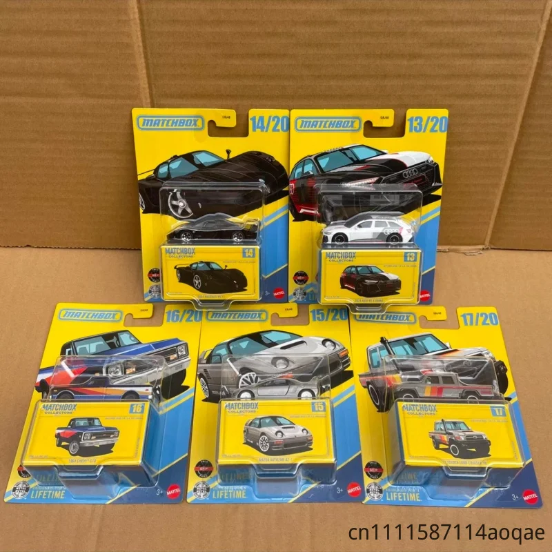 2026 Hot Matchbox Collectors GBJ48 5-Pack Diecast Car Models Maserati Mazda Audi Toyota Alloy Simulation Collection Toy Gift