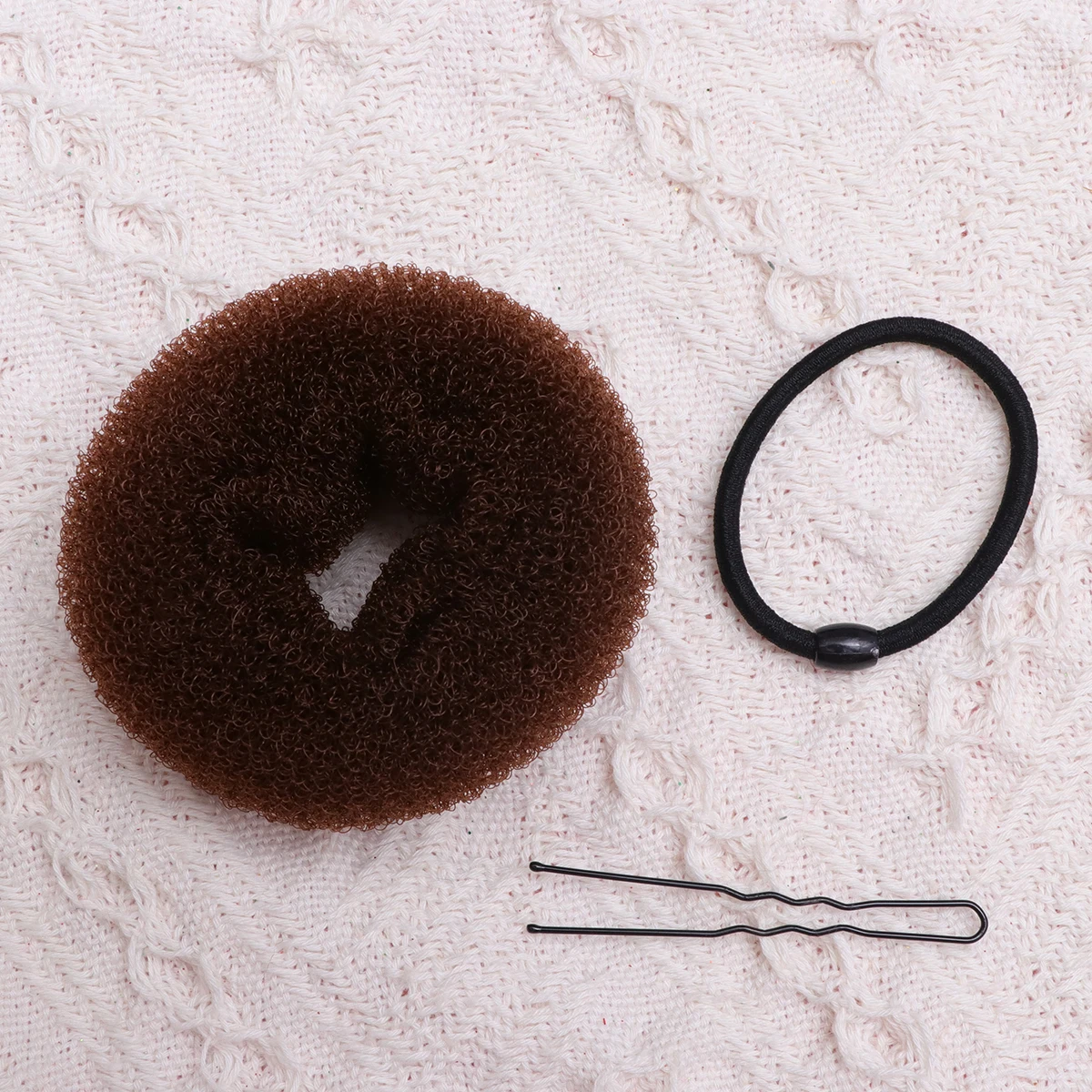 

22 Pcs Hair Set Donuts for Hairstyles Girls Accessories Scrunchies Bun Clips Holders Women's Puff