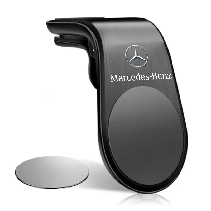 Metal Magnetic Car Phone Holder for Mercedes Benz AMG W203 W206 W220 W205 W211 W212 W201 W210 W108 W168 Accessories styling