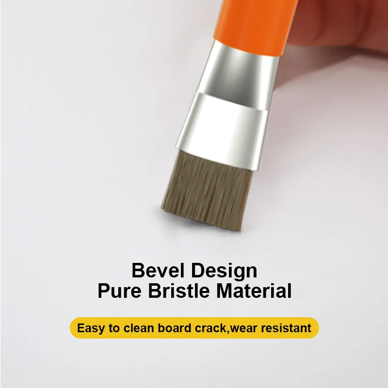 B & R-Universal فرشاة مزدوجة الرأس مكافحة ساكنة للهاتف المحمول ، اللوحة الأم ، PCB ، لحام ، تنظيف الغبار ، الأدوات اليدوية ، CC-01