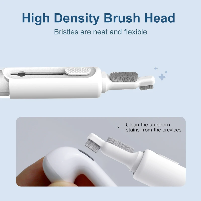 หูฟังบลูทูธชุดทำความสะอาดสำหรับ QCY T13 T20 T18 TWS หูฟังทำความสะอาดแปรงทำความสะอาดปากกาสำหรับ Airpods Pro 3 2 1 Xiaomi Huawei