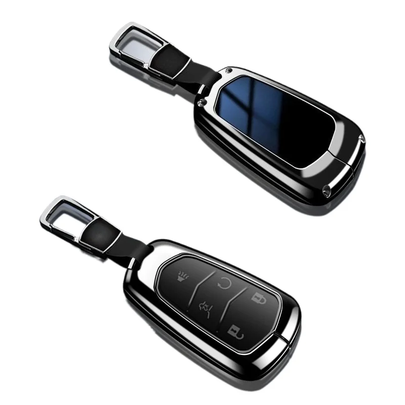 

Premium Zinc Alloy Key Cover Case for Cadillac SRX/CT6/XT5/XTS/ATS - Luxury Key Fob Protector Keybag Keychain