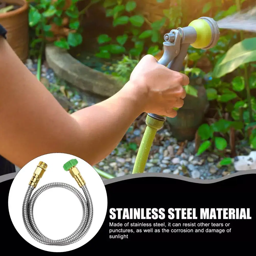 

Плетеный шланг из нержавеющей стали, труба для горячей и холодной воды, садовое соединение, соединение для воды, кран для унитаза Z8S9