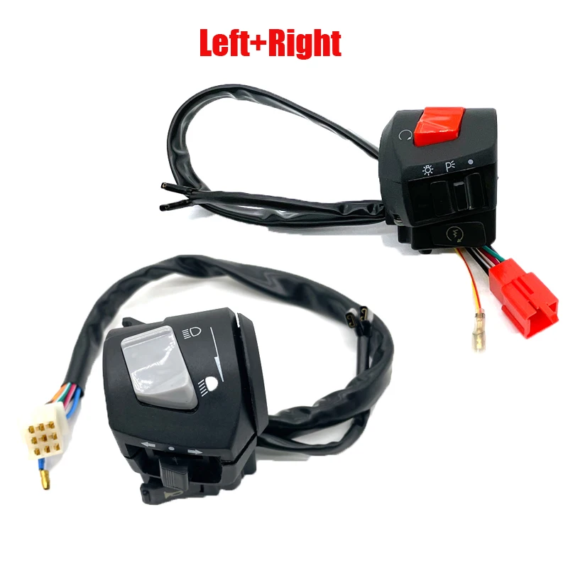 

Левая/правая ручка мотоцикла, переключатель Honda Lifan Yamaha Dayang Loncin Suzuki 100cc-250cc, световой сигнал, контроллер руля