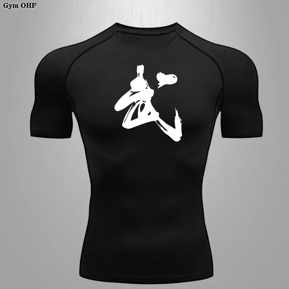 T Shirt Men's Long Distance Running Jogging Compression Shirts Outdoor Fitness Second Skin Quick Dry Breathable Sportswear Soft