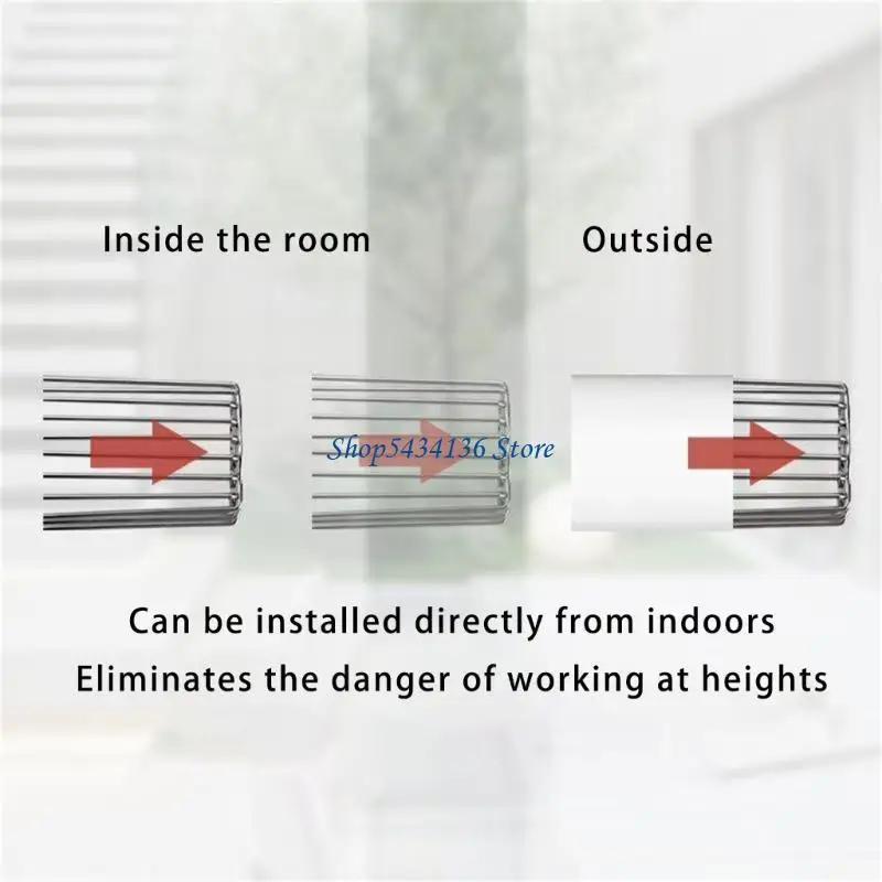 

H7ED High Temperature Resistant Drain Grate Prevents Entry For Homes Vent Pipe