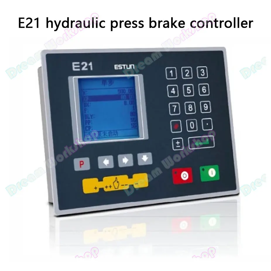 2Axis Hydraulic Press Brake controller Estun E21 Bending Machine Control System Bending Machine Controller Two Encoders 75W24VDC