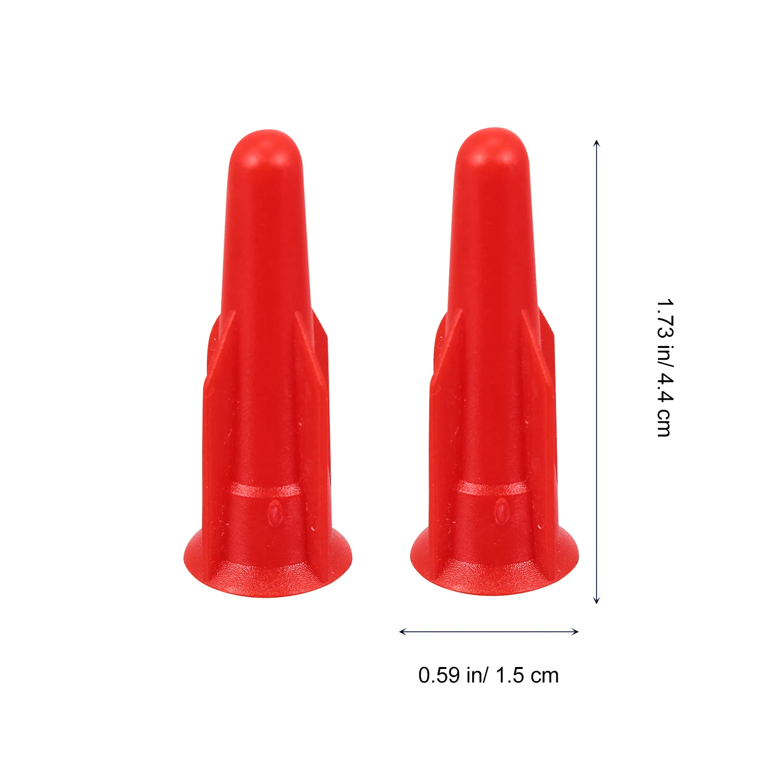 20 قطعة فوهات السد القبعة الحمراء نصائح لولبية متينة قابلة لإعادة الاستخدام لتسرب الغراء السد المطكي يمنع الانحناء التسرب #3