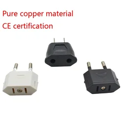 American China To EU Europe Travel Power Adapter 2 pin US To EU Plug Adapter