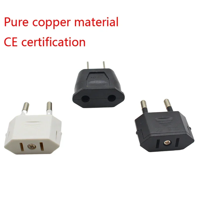 American China To EU Europe Travel Power Adapter 2 pin US To EU Plug Adapter