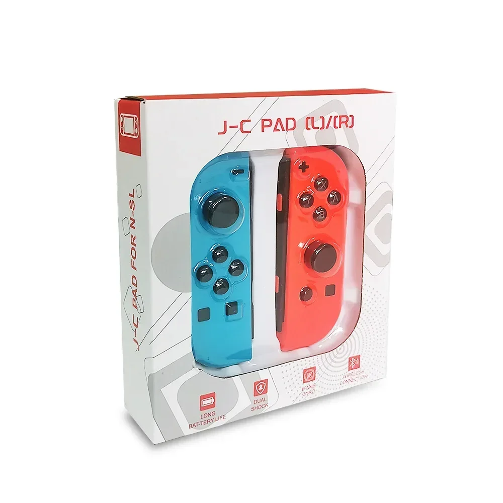 1 Pair Wireless Gamepad Switch Joy-Con (L/R) Controllers for Nintendo Switch Gamepad with Straps Controller L&R Sensor Joypad