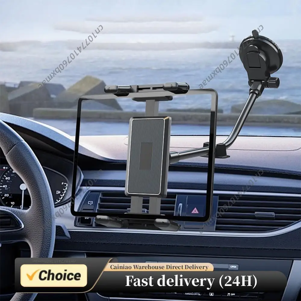 

Suction Cup Truck Window Phone Stand Long Arm Gooseneck Phone Bracket Universal Windshield Cell Phone Support for Tablets Phones