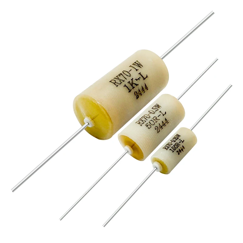 Rx70 Высокоточный фиксированный резистор с намоткой дискретизации 0,25W0,5W1W2W3W Плагин низкотемпературного дрейфа стандартного резистора от 1R до 500R от 1K до 100K 100K до 1 м 0,01% 0,02%