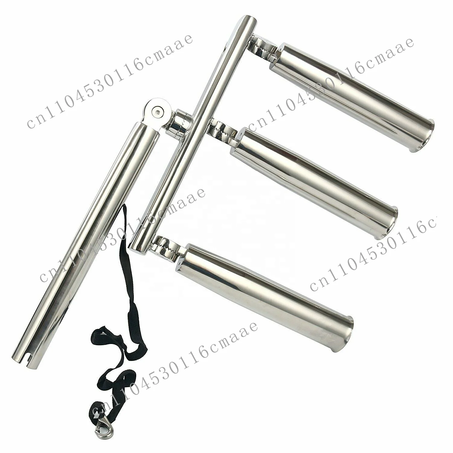 Boat Triple Trident Outrigger Rod Holder Kite Fishing Mount 3 Tube Rod Holder SS304 316 Fishing Rod Holder