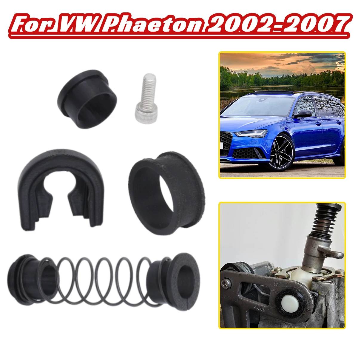 

For VW Phaeton 2002-2007 Upgrade Gearbox Repair Kit Shifter First Gear Getter Lever Change Selector Linkage Bushing Car Parts