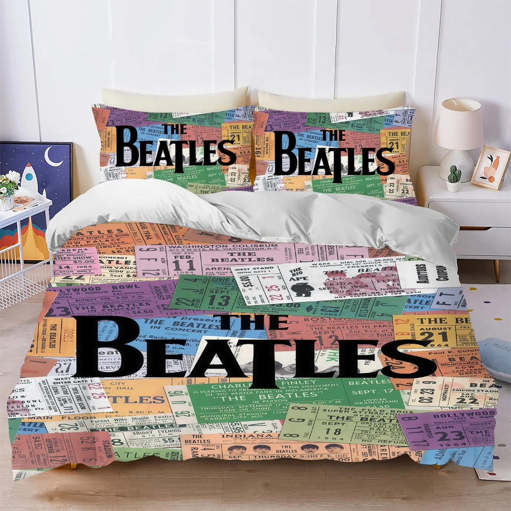 Band A-Abbey Road B-Beatless Duvet Cover Set Soft Wash Bed 3 Piece Summer Comfortable Student Dormitory Home Baby Bedding Best