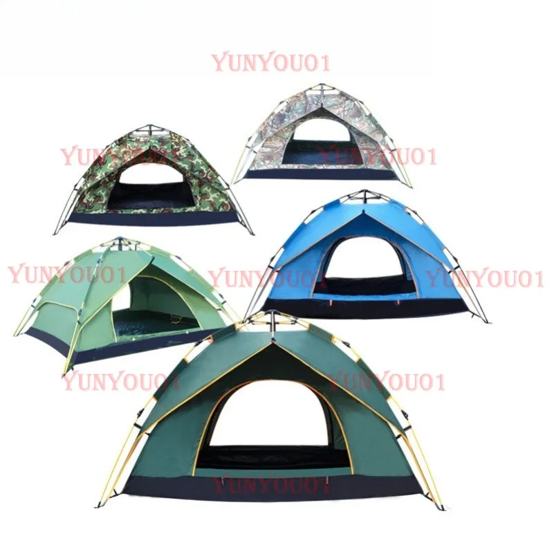 

Outdoor Camping, Double Quick Opening, Wind and Rain Resistance, Thickened, No Need To Build A Real Double-layer Tent