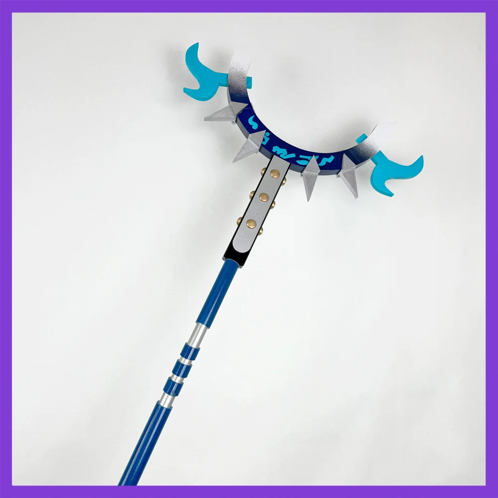 Anime GACHI AKUTA Zanka Nijiku Cosplay Prop lanza larga mejorada 170CM fiesta de Halloween accesorios de disfraz de Carnaval para hombres y mujeres