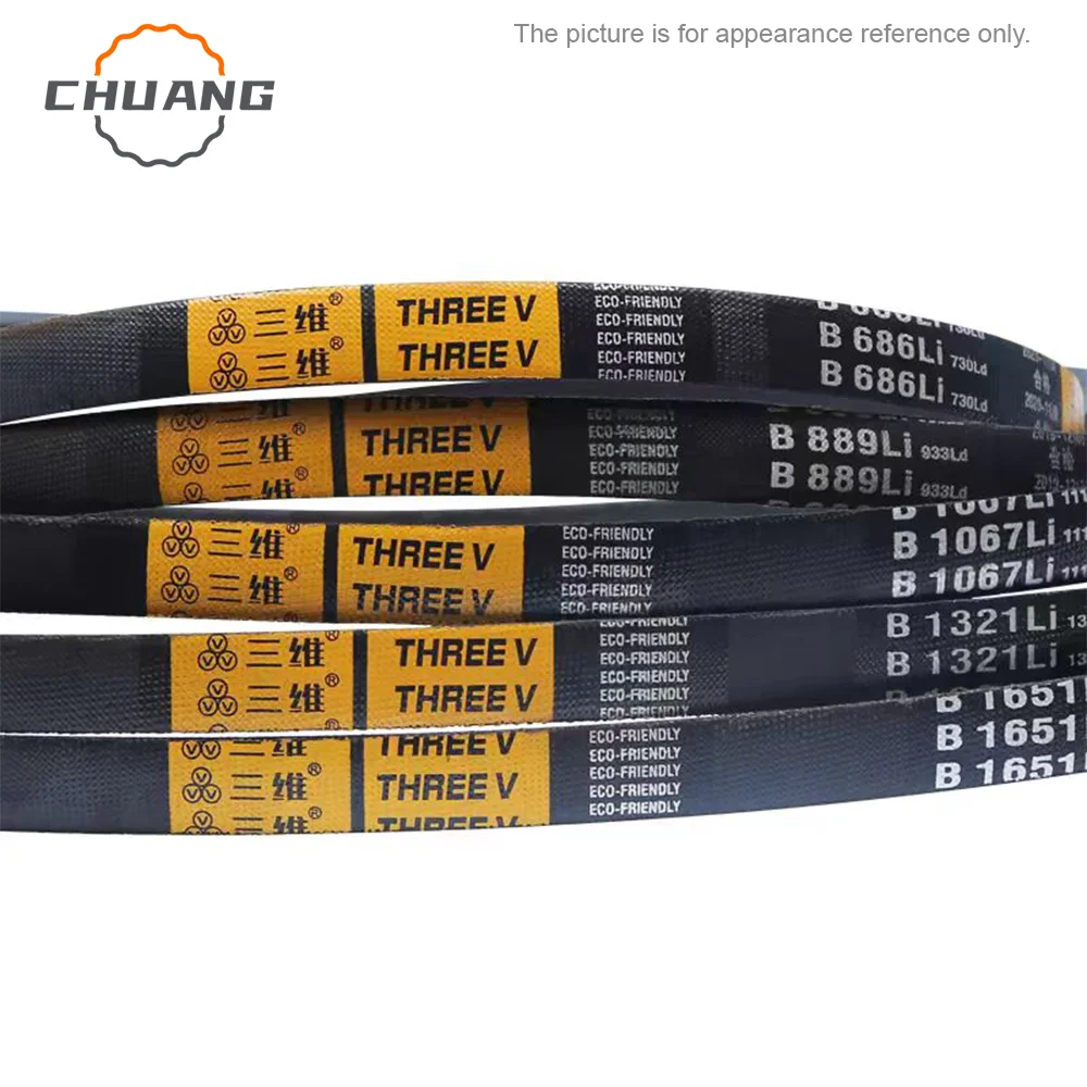 V-belt Tipe B Perimeter dalam 2200mm-2794mm V-belt Tipe B Sabuk Segitiga Sabuk Transmisi Peralatan Industri Pertanian