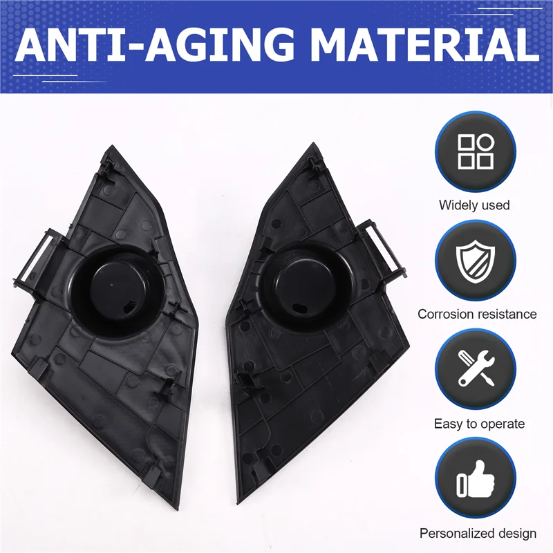 

Car Interior Front Tweeter Speaker Boxes Dashboard Audio Cover Cap Panel Refitting Accessories For Toyota IZOA C-HR CHR 19-21
