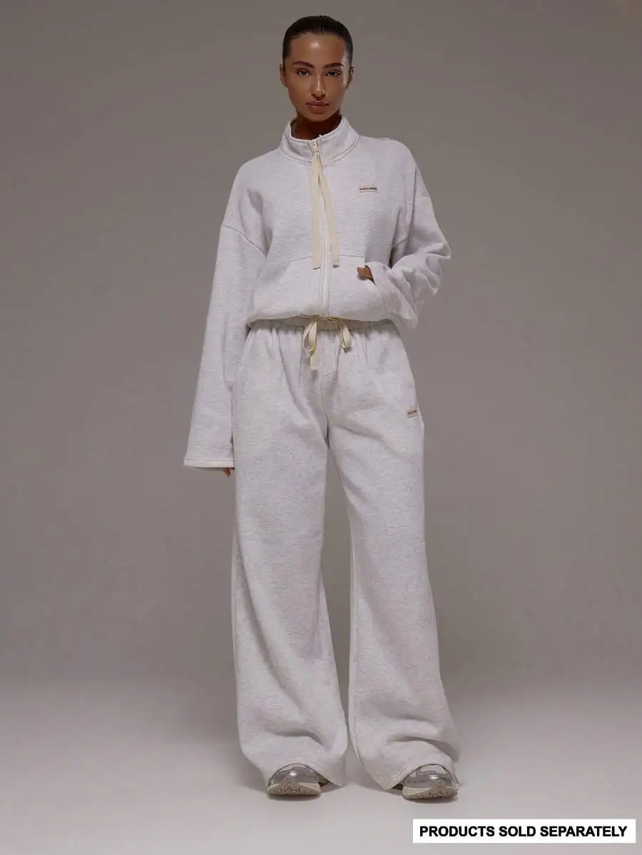 Oversized Wide Leg Joggers With Drawstring For Autumn Winter Activewear Gym Workout Casual