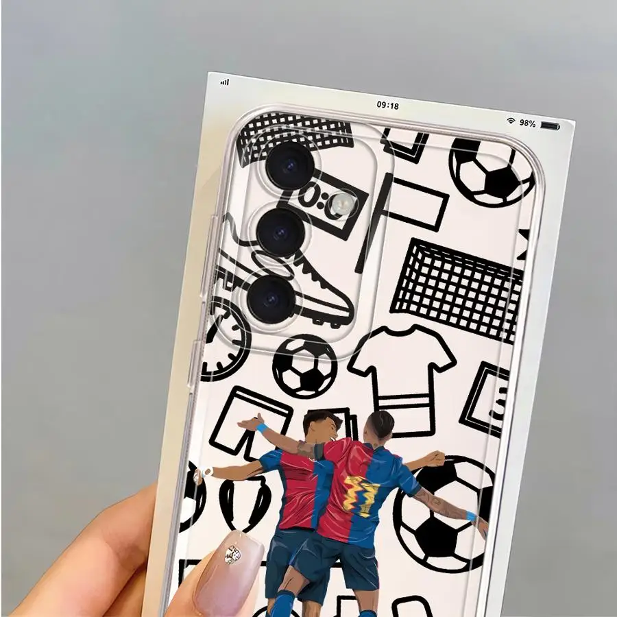 Sports Football Cartoon Case for Samsung Galaxy A71 A72 A31 A32 A12 A16 A52s A52 A21s A51 A50 Soft Phone Cover