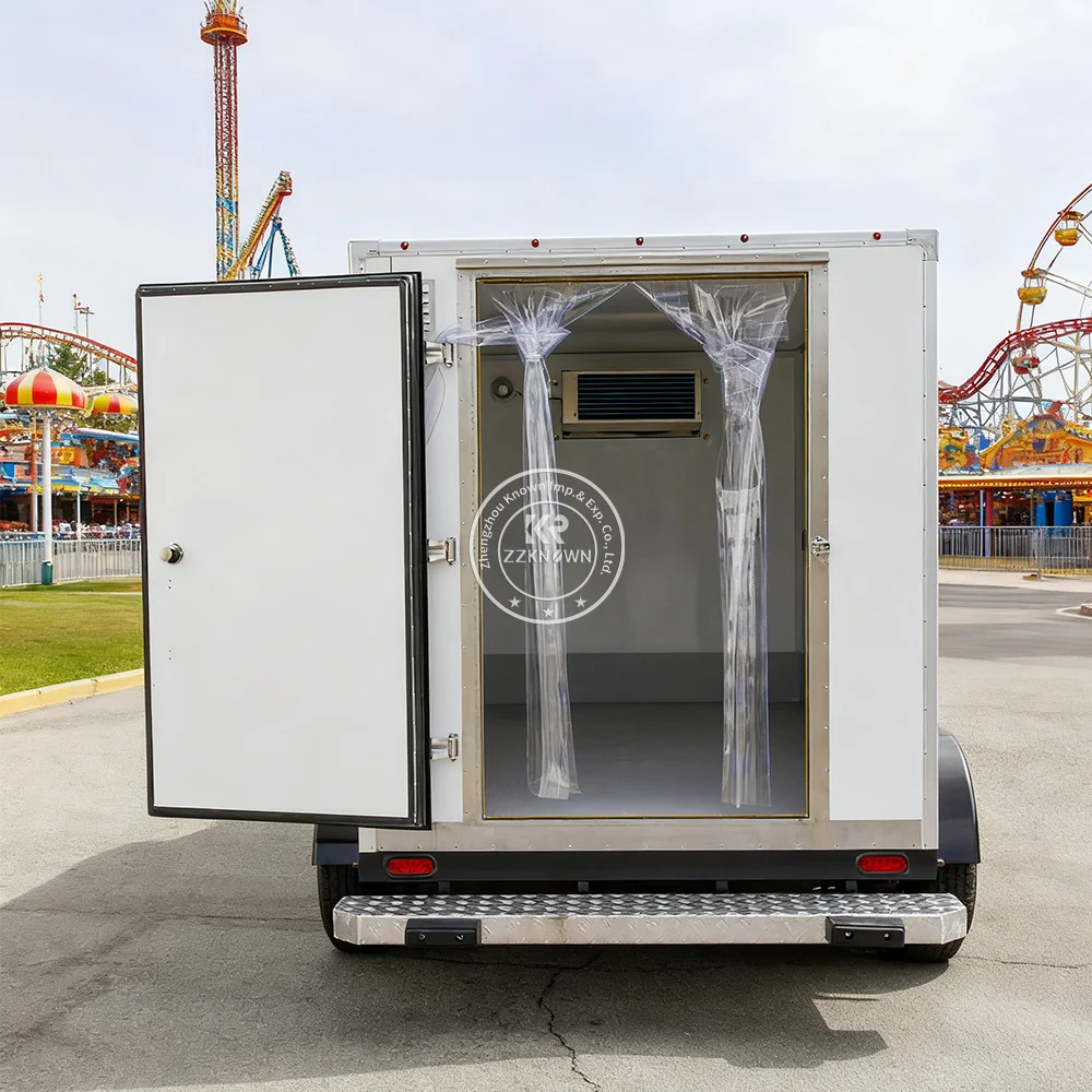 Customized Mobile Freezer Frozen Food Cold Room Food Storage Cold Refrigerated Truck Trailer with Temperature Control