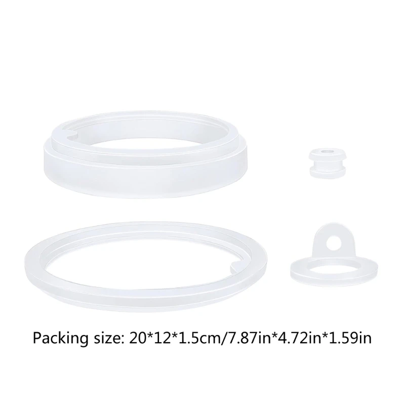 Set of 3/4 Silicone Gaskets for Thermoflask 24/32/40/64oz Insulated Water Bottle Drop shipping