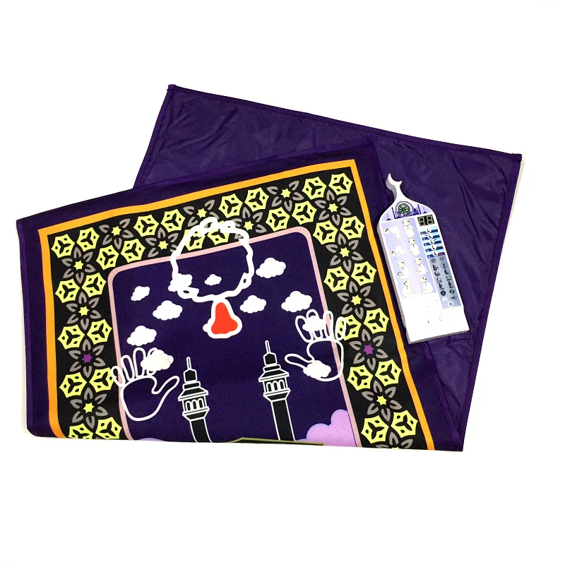 سجادة صلاة إسلامية تفاعلية للمسلمين سجادة صلاة ، سجادة صلاة كبيرة ، صلاة صلاة صلاة ، سجدة ، سجادات صلاة إسلامية #4