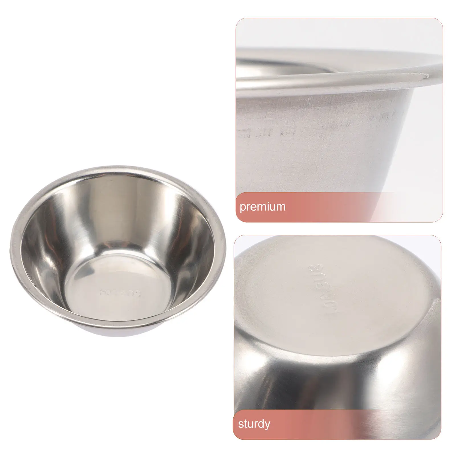 Stainless Steel Bowl Professional Tweezers Holder Multipurpose Surgical Instrument Storage Use
