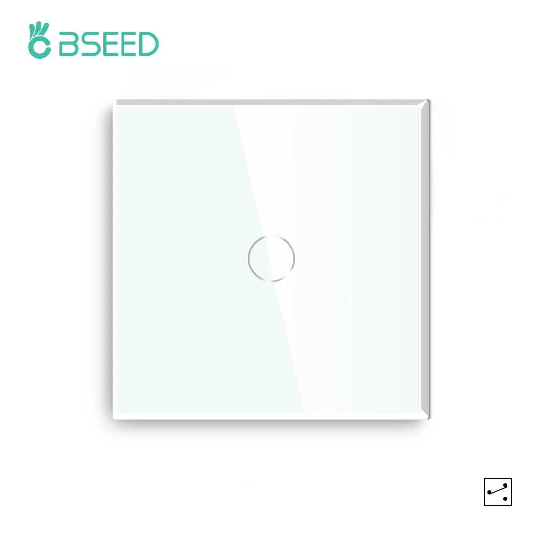 BSEED 1/2/3Gang Smart Zigbee Touch Light Switch 2-Way Control Compatible with Alexa/Google Home No Neutral Wire Touch Switch image 3