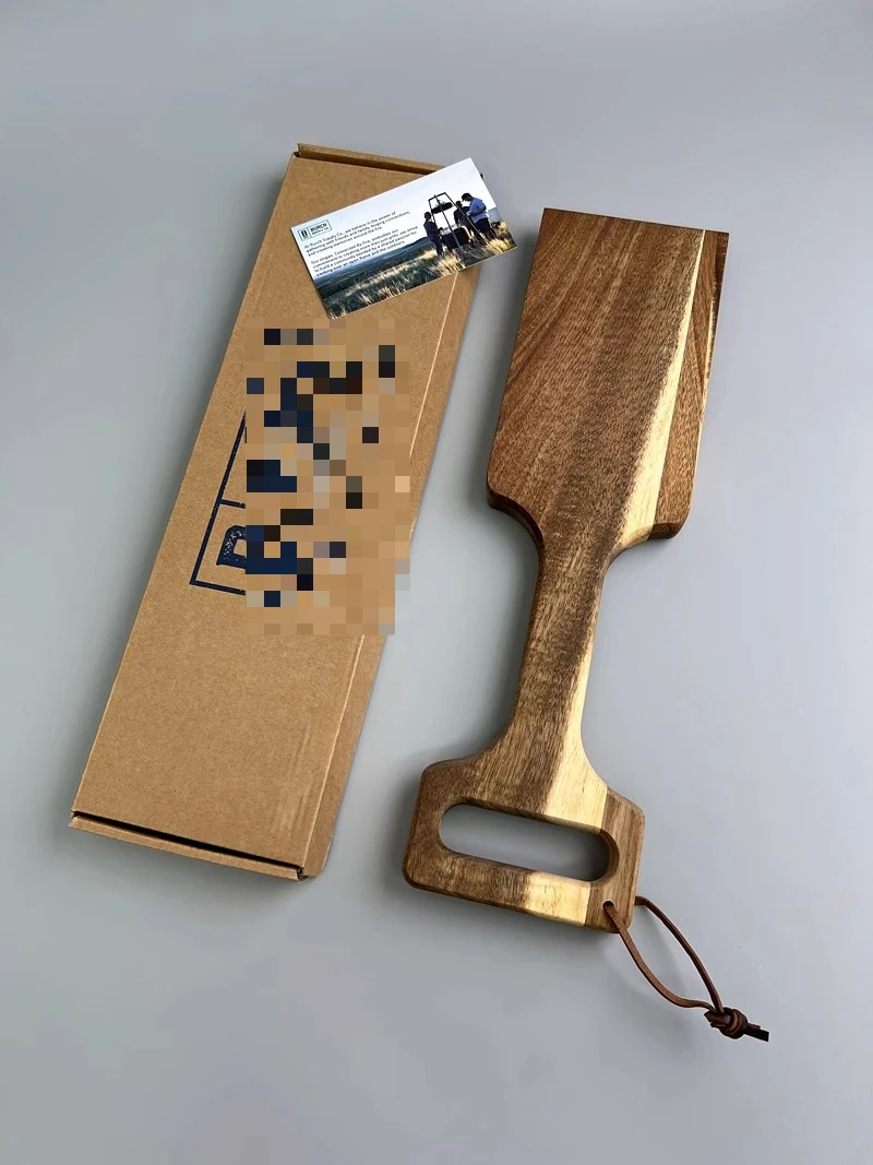

Outdoor solid wood barbecue cleaning shovel wooden shovel large beer bottle opener