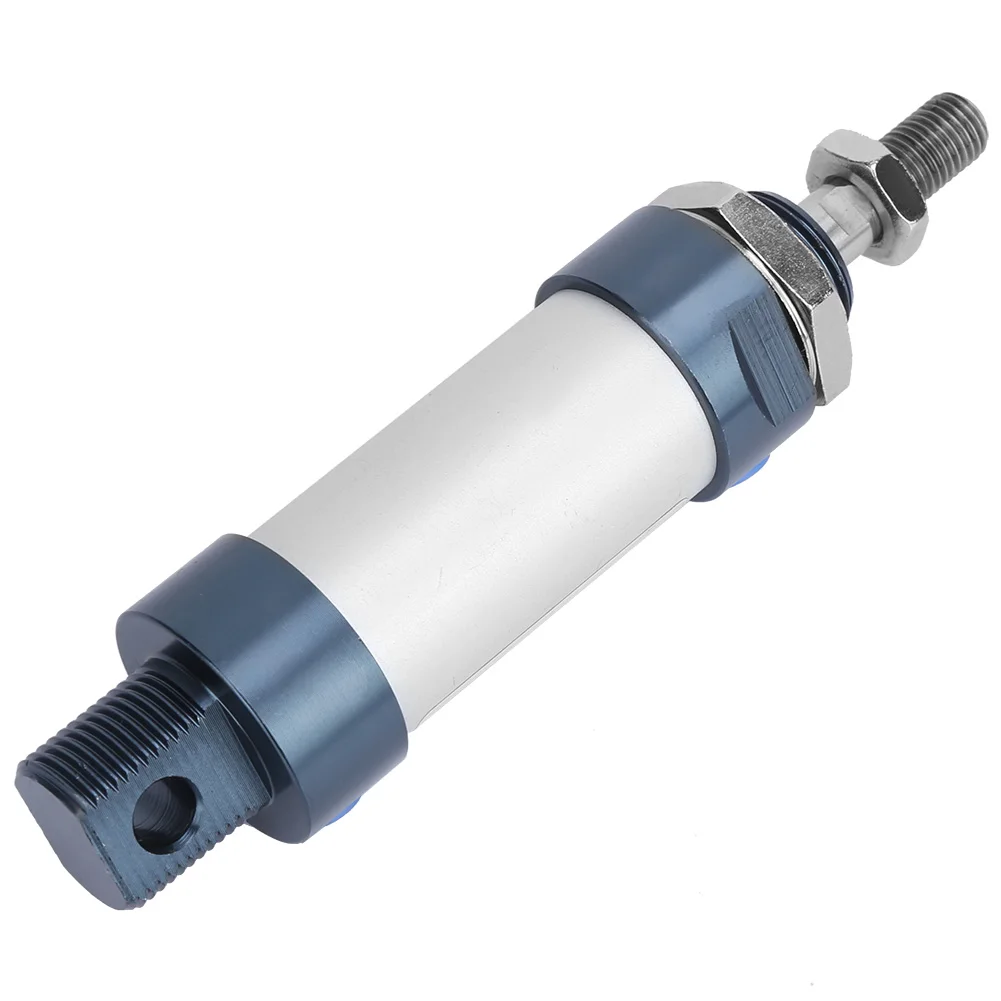 Pneumatic Cylinder Aluminum Alloy Single Rod Pneumatic Cylinder 25mm Air Cylinder G1/8 inch Reciprocating for Valve Switching