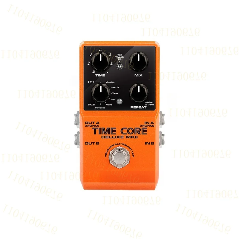 Pedal de efectos de retardo NuX Time Core Deluxe con 7 modos de retardo para guitarra