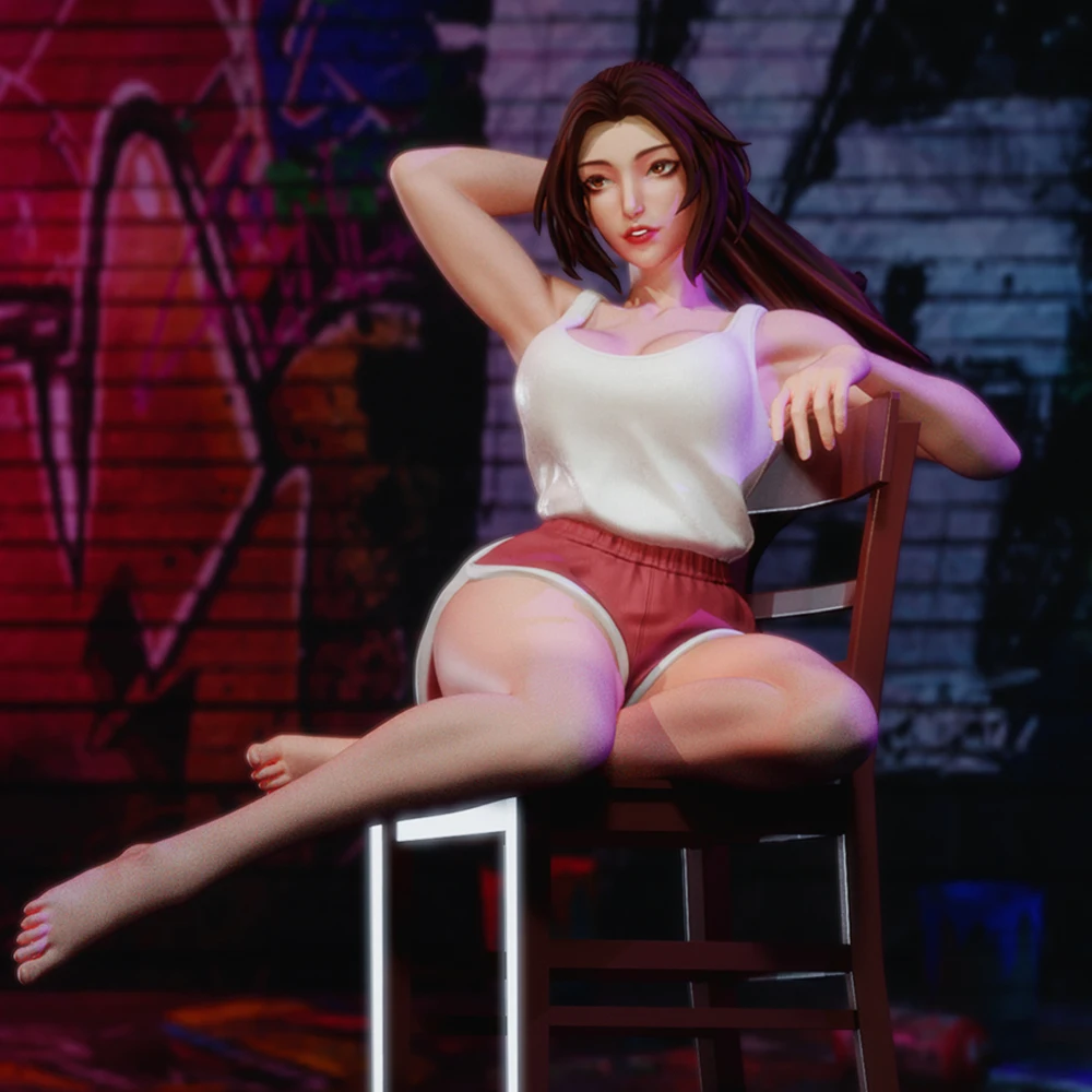 

1:18 High-Detail Hanazawa Anime Figures | 3D Resin Miniature | Unpainted Martial Arts Model Kit (A1073)