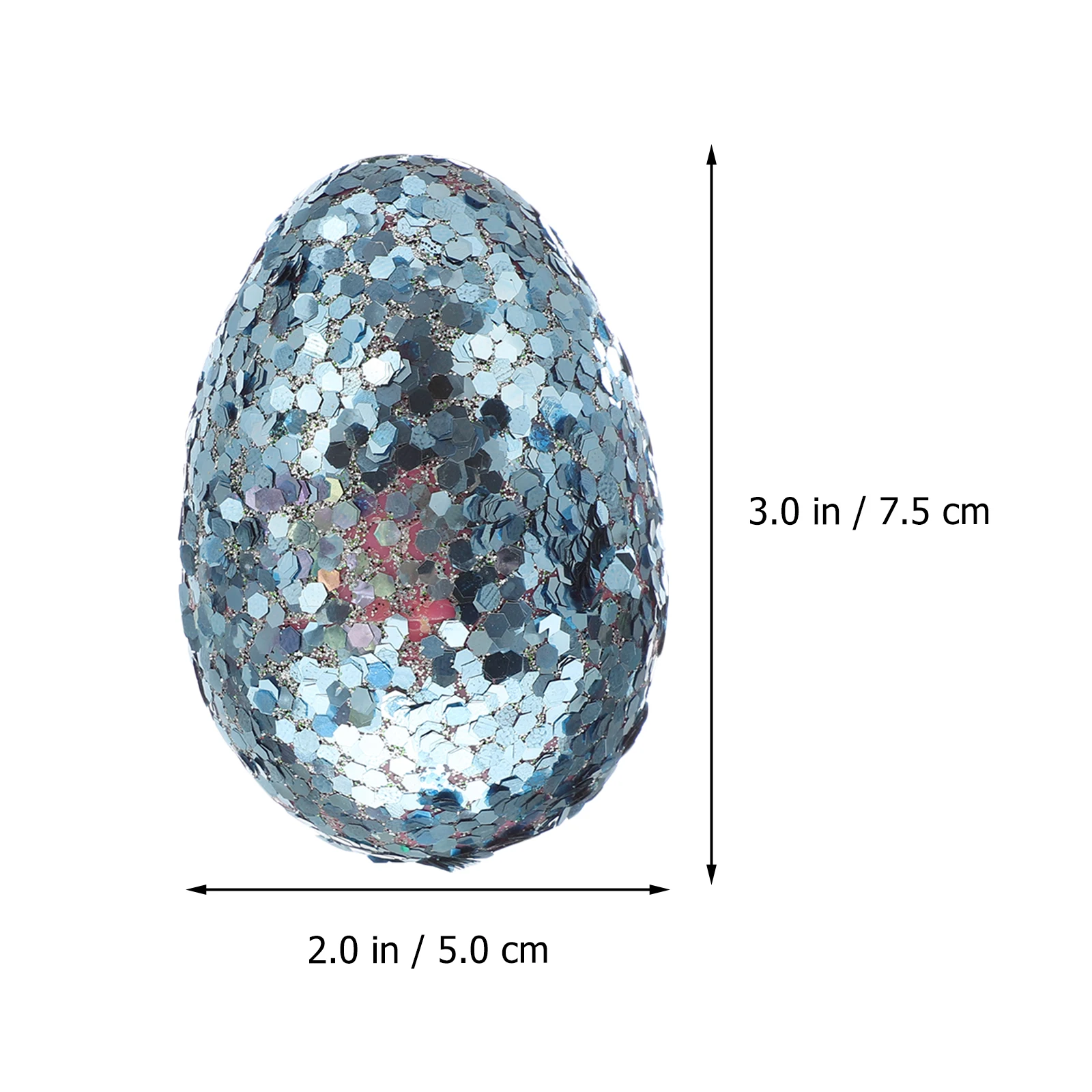 

18pcs Plastic Easter Eggs Sequins DIY Toys Bright Child Eggshell Supplies Decoration Accessories Empty
