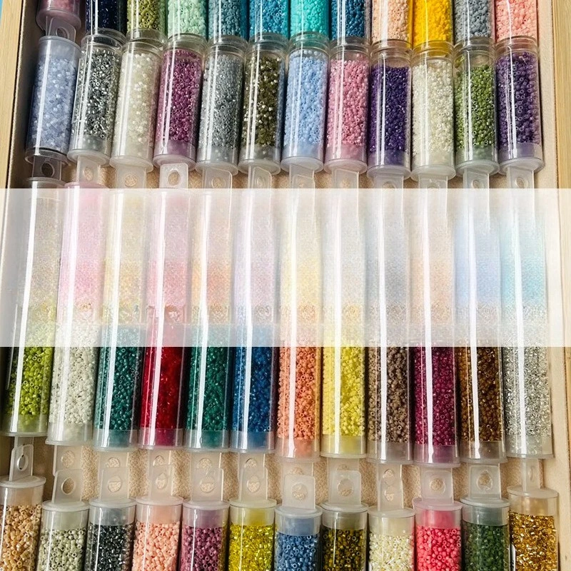 MIYUKI Japanese Antique DB 1.6mm Glass Seed Beads | Opaque Pearl Finish Bulk DIY Jewelry Craft for Bracelet Necklace