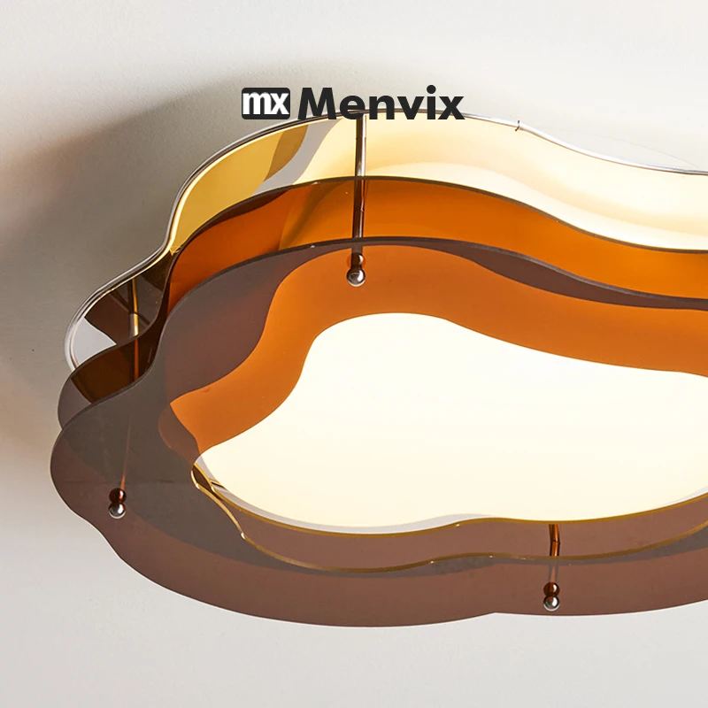 Modern LED Ceiling Lamp for Living Room Lustre Dining Bedroom Study Ceiling Light Nordic Square Ceiling Chandelier Light Fixture