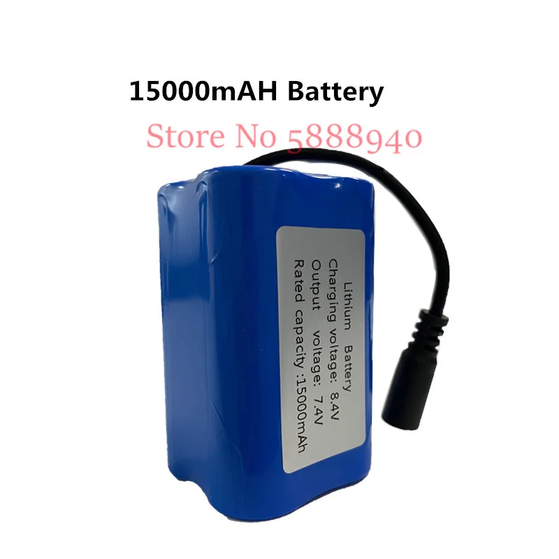 Piezas de repuesto para barco de cebo de pesca a Control remoto, accesorios de batería de 7,4 V, 12800Mah, 15000Mah, V020, T188, T888, V18, D16,