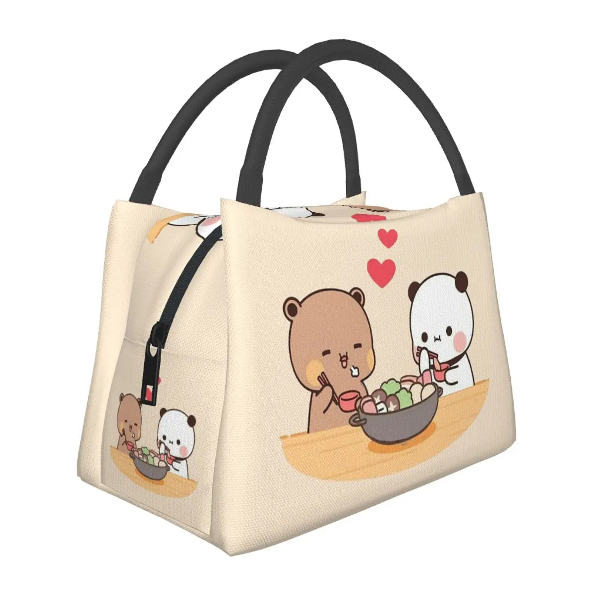

Bubu Dudu Panda Bears Cartoon Insulated Lunch Bag for Women Picnic Storage Food Boxes Container Cooler Thermal Lunch Box Tote
