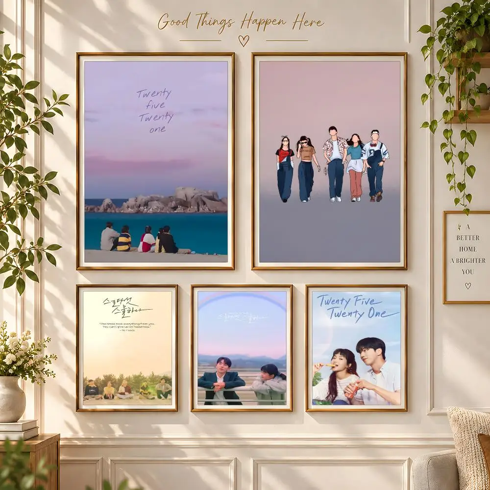 Heartfelt Romance T-Twenty Five Twenty One Poster Interior Wall Prints in High Definition for Household Decor & Festive Presents